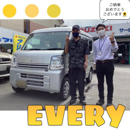 新車エブリイ御納車式です♫